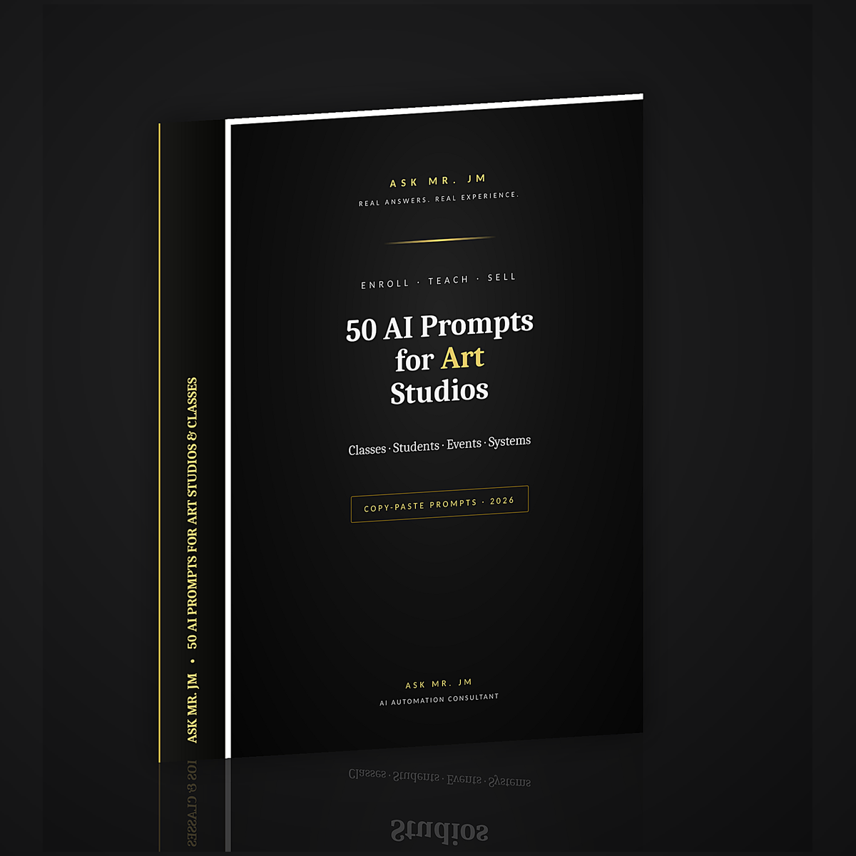 50 Copy-Paste AI Prompts for Art Studios & Classes