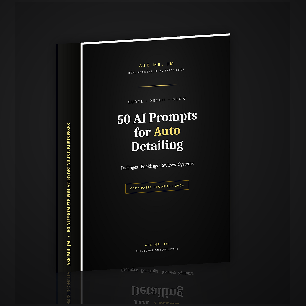 50 Copy-Paste AI Prompts for Auto Detailing Businesses