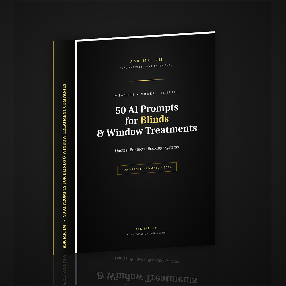50 Copy-Paste AI Prompts for Blinds & Window Treatment Companies