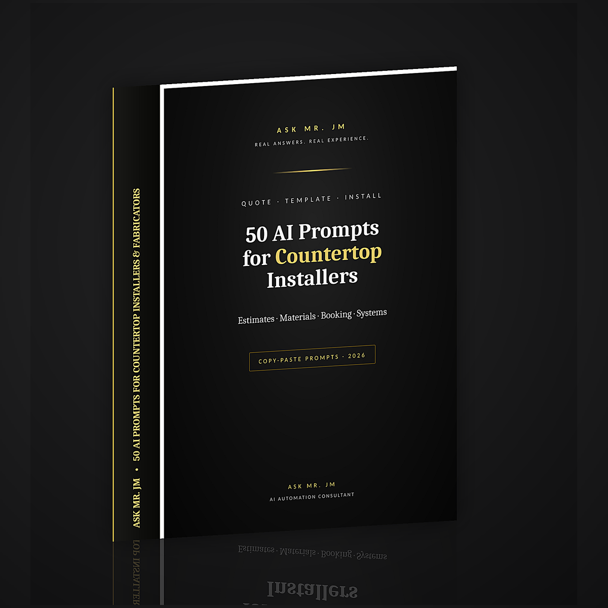 50 Copy-Paste AI Prompts for Countertop Installers & Fabricators