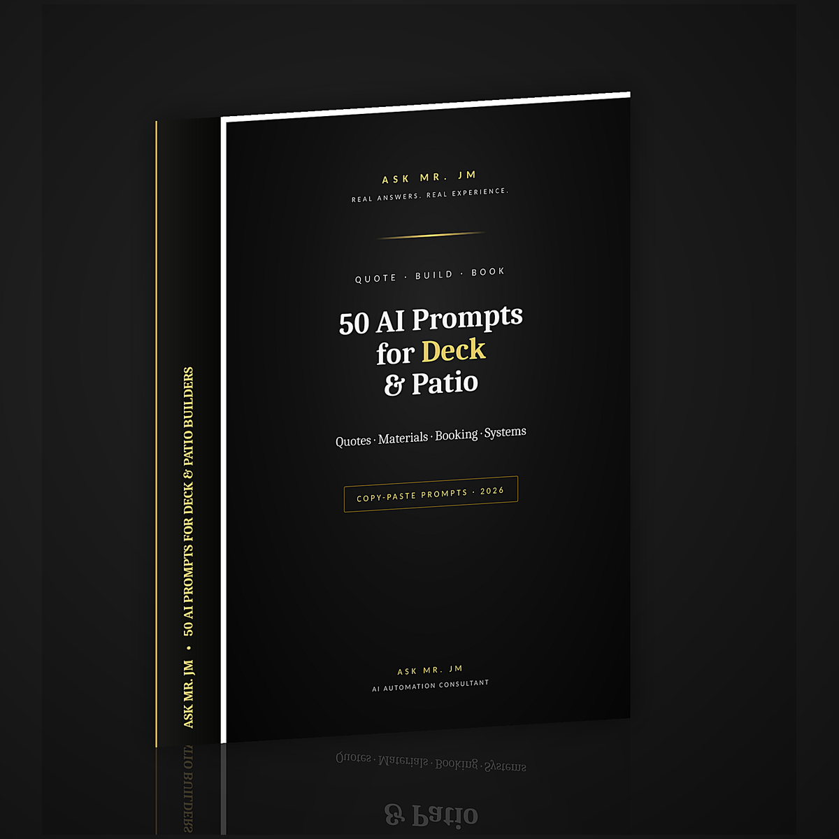 50 Copy-Paste AI Prompts for Deck & Patio Builders