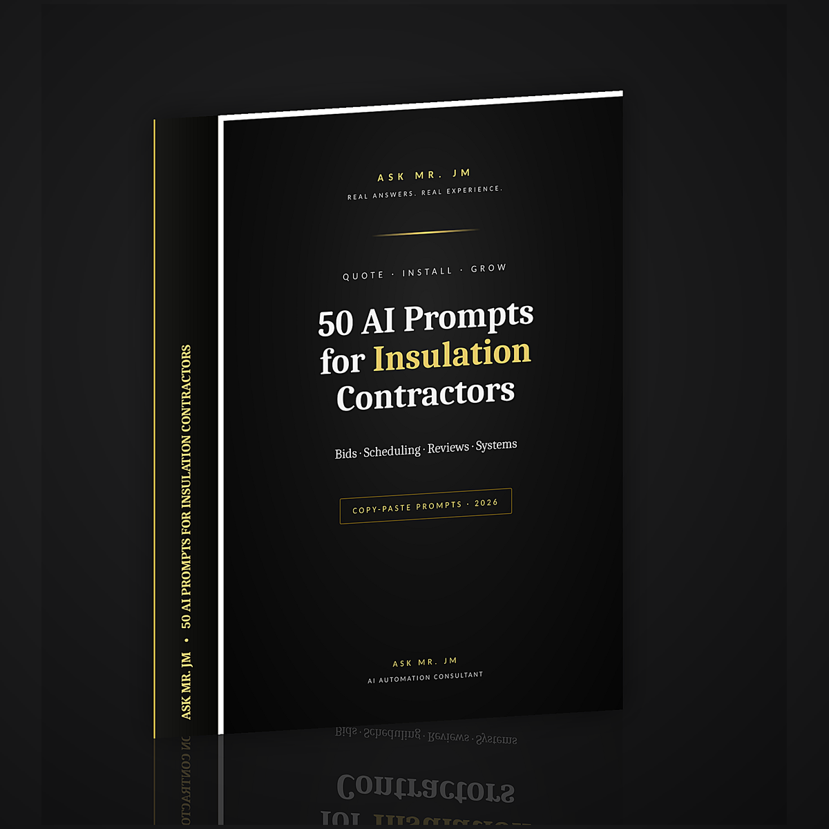 50 Copy-Paste AI Prompts for Insulation Contractors