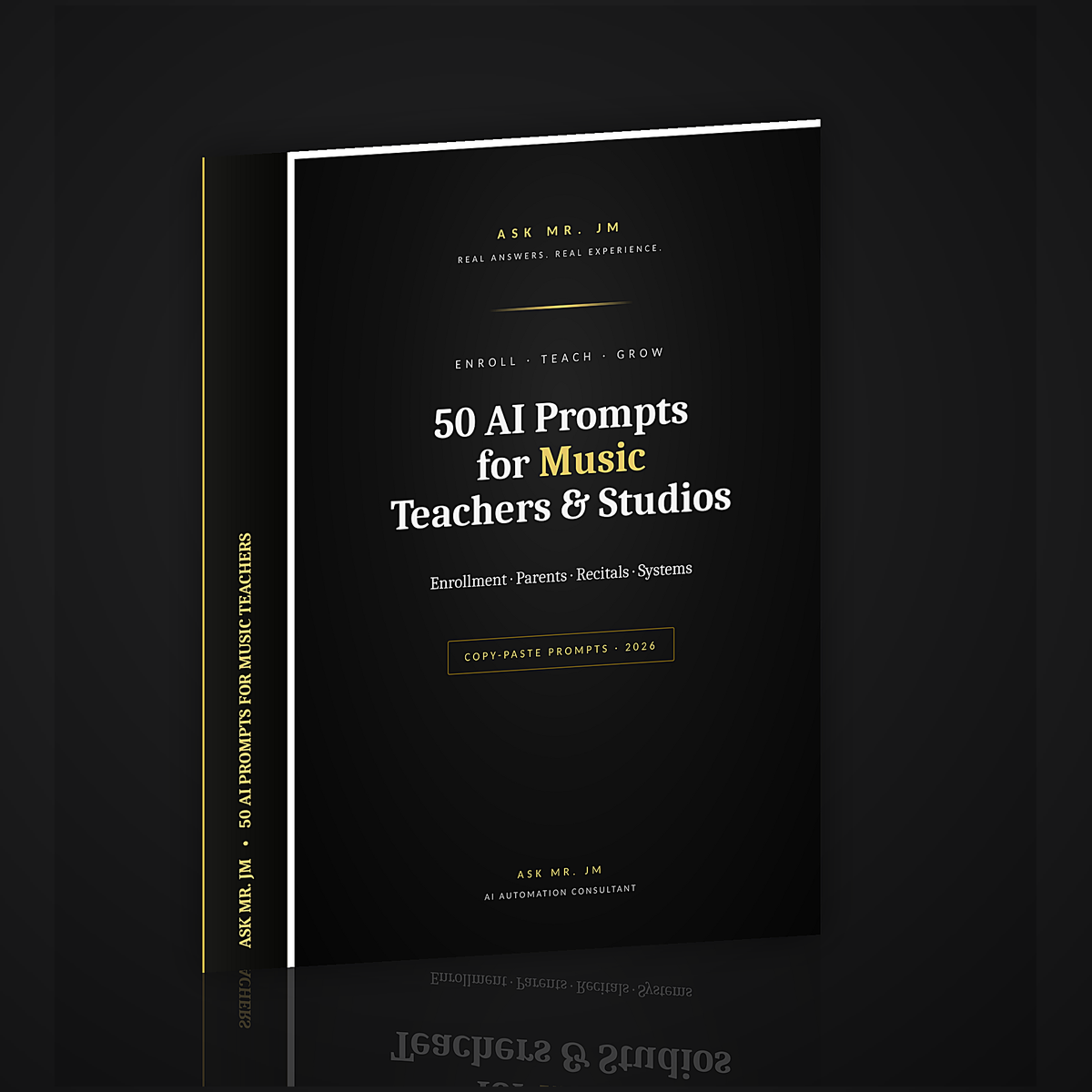 50 Copy-Paste AI Prompts for Music Teachers & Studios