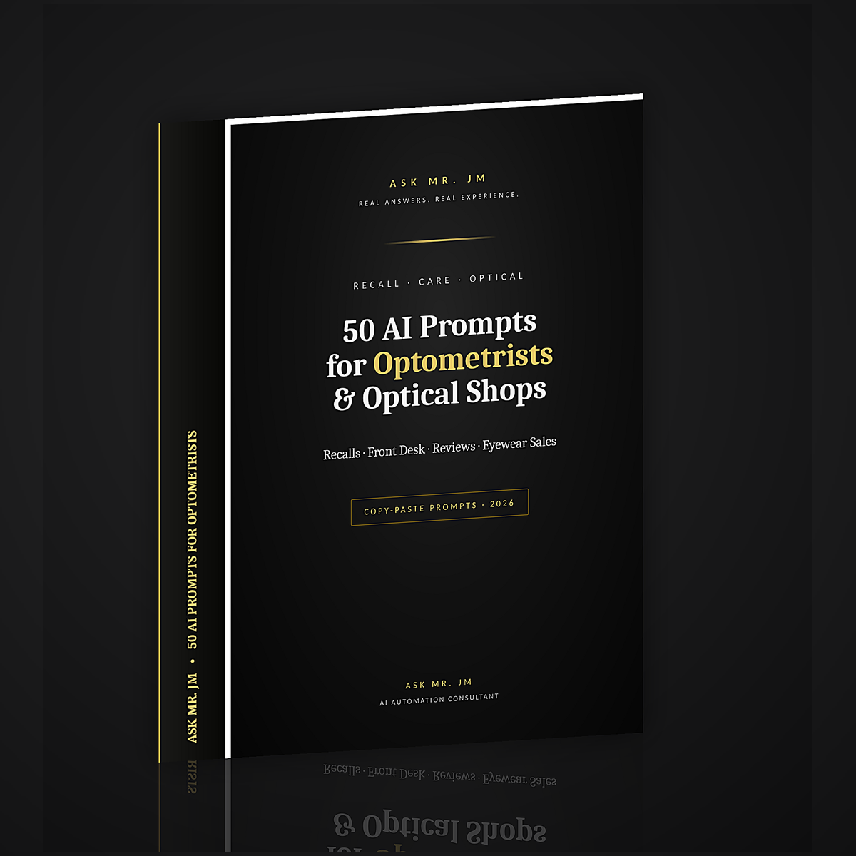 50 Copy-Paste AI Prompts for Optometrists & Optical Shops