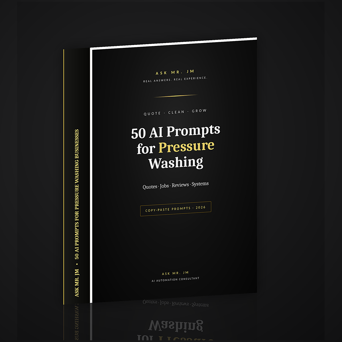 50 Copy-Paste AI Prompts for Pressure Washing Businesses