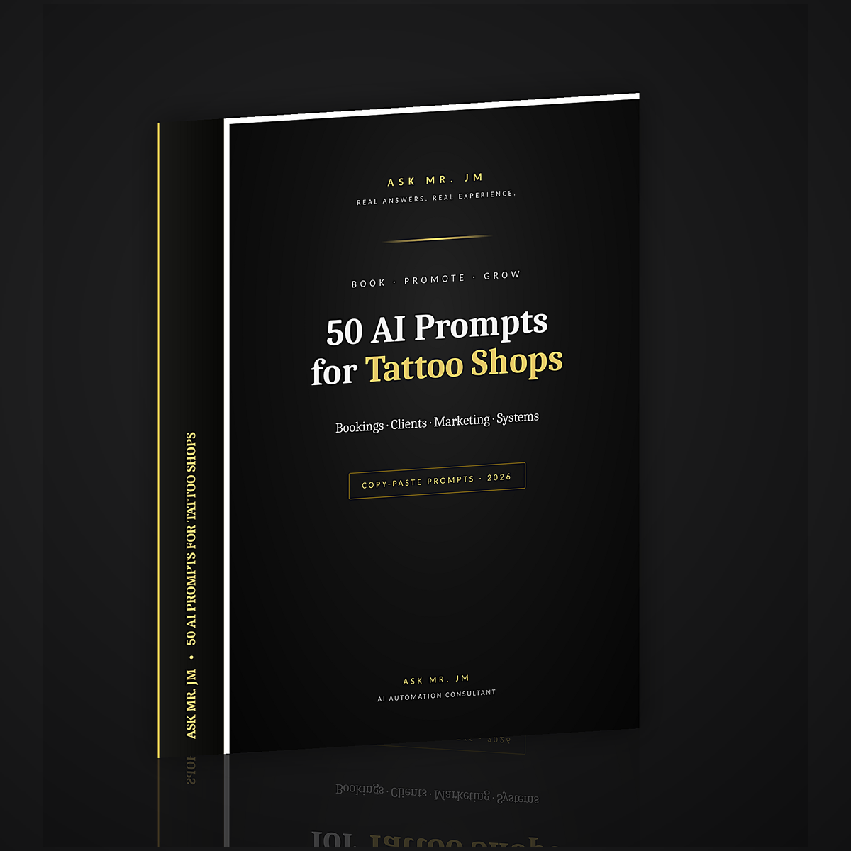 50 Copy-Paste AI Prompts for Tattoo Shops & Artists