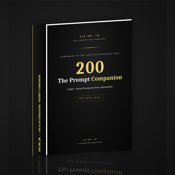 100 AI Automations: The Prompt Companion (200 Prompts)