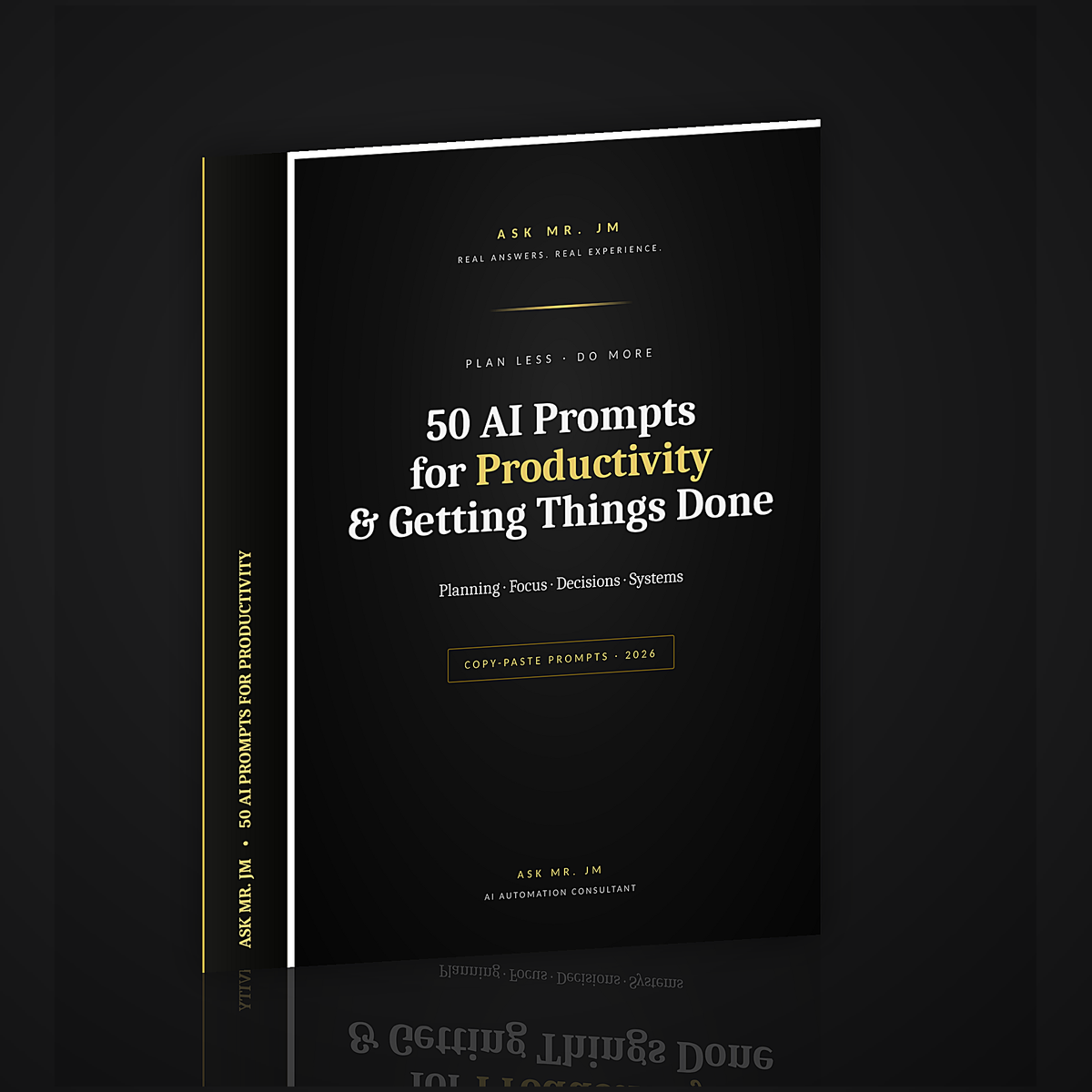50 Copy-Paste AI Prompts for Productivity & Getting Things Done