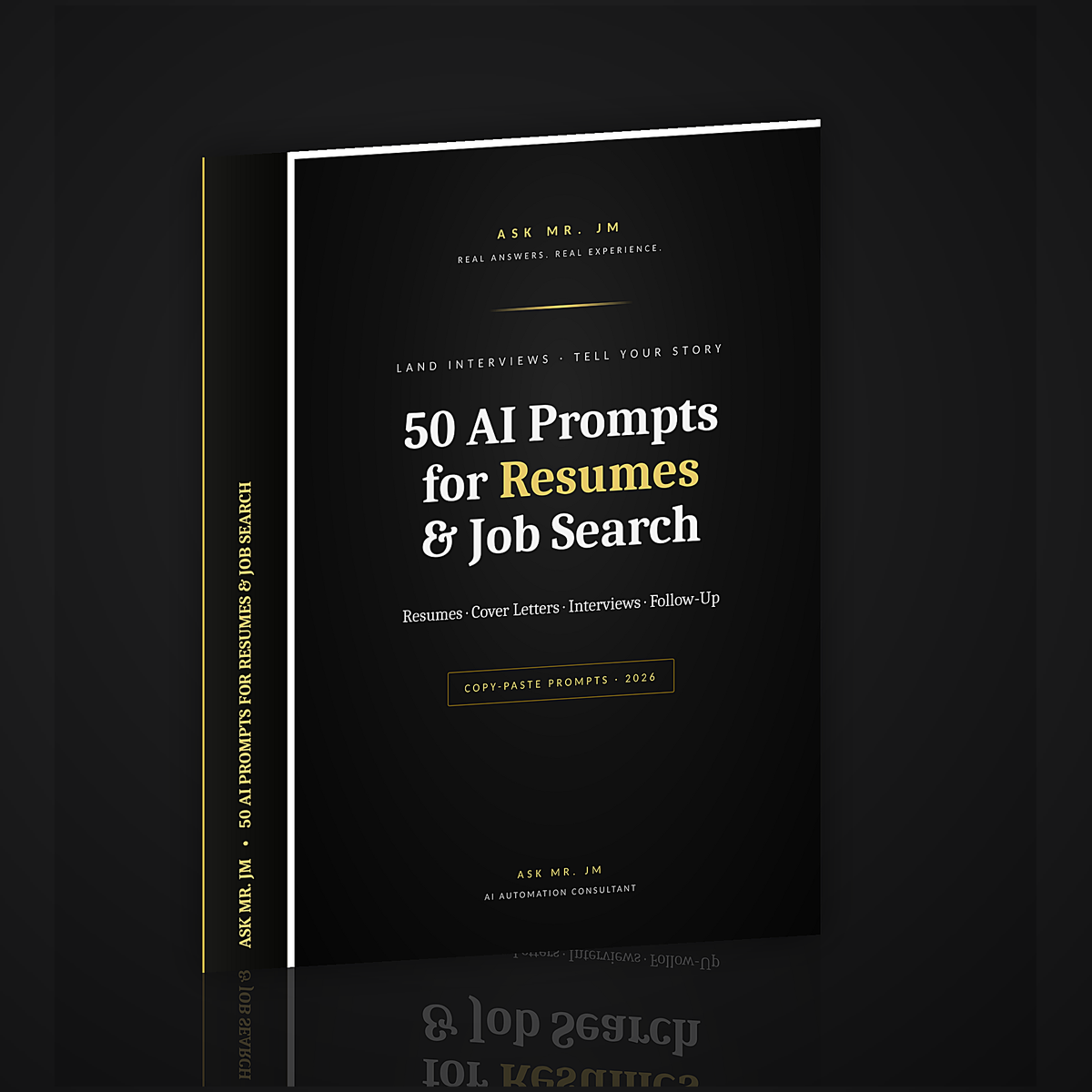 50 Copy-Paste AI Prompts for Resumes & Job Search