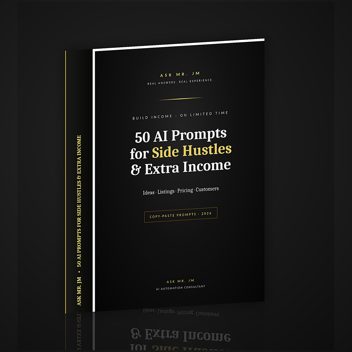 50 Copy-Paste AI Prompts for Side Hustles & Extra Income