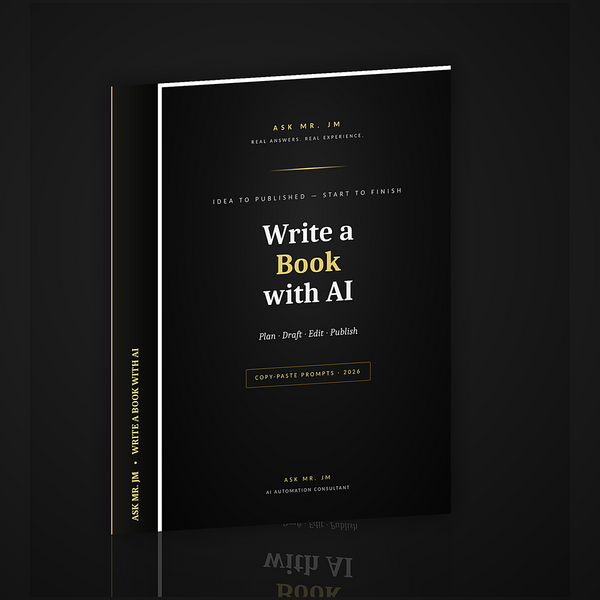 Write a Book with AI — Idea to Published, Start to Finish